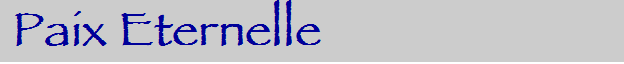 Paix Eternelle